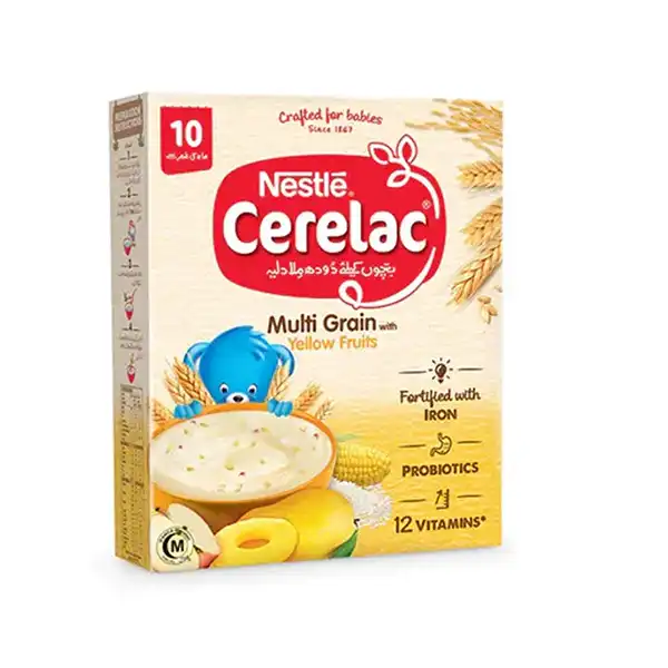 Cerelac Natures Selection Cereal Multigrain,mango,pineapple & Strawberry 175g